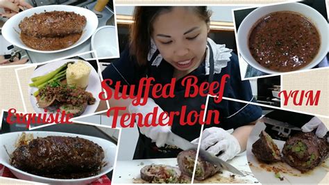 Family ties this is a fun dipping dish to enjoy with your family, and with so many sauces to choose from, there's bound to be one your kids will gobble up. Stuffed Beef Tenderloin with Red Wine Sauce - YouTube