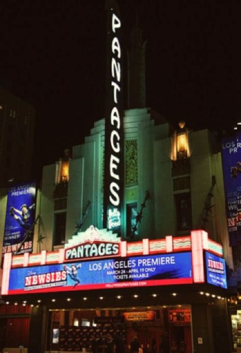 Vintage Movie Theater Marquee At Night