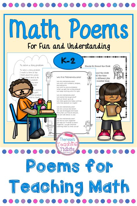 Math Poems For Fun And Understanding K 2 Math Poems First Grade