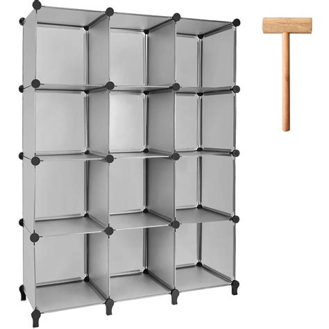 Buy Gold Armour Cube Storage 12 Cube Bookshelf Closet Organizer Storage