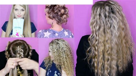 How To Make Curls Without Curling Iron And Curlers In 5 Minutes Curls