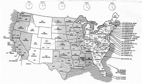 28 Map Us Area Codes