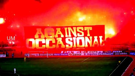 Walid el karti (wydad casablanca) right footed shot from the 85' attempt missed. Wydad Casablanca Fans "Against Occasional Fans" - YouTube