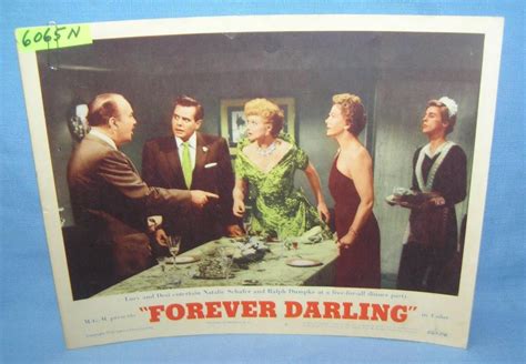 sold price lucy and desi arnaz movie poster forever darling 1956 june 4 0119 11 30 pm edt