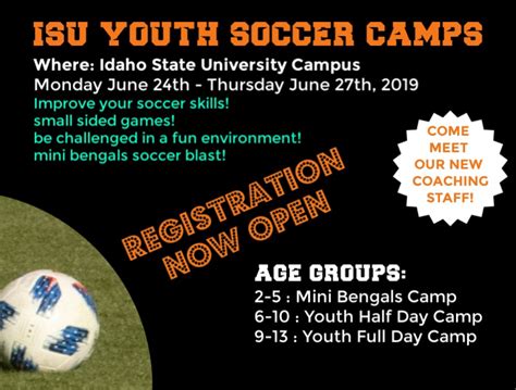 Idaho State Soccer Camps