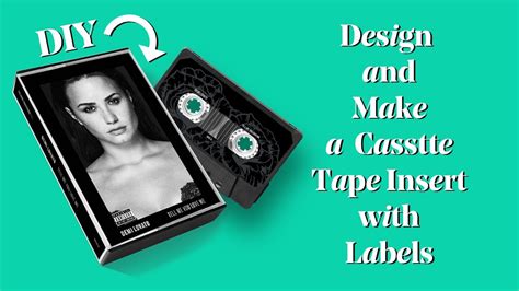 Diy Design And Make A Cassette Tape Insert With Labels Templates