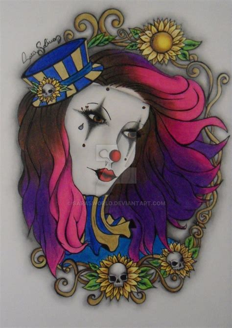 Clown Lady By Sarasworld On Deviantart