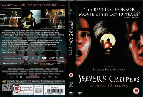 “jeepers Creepers” 2001 Technicolor Dvd Gina Philips Justin Long