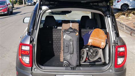 Ford Bronco Sport Luggage Test How Much Cargo Space Autoblog