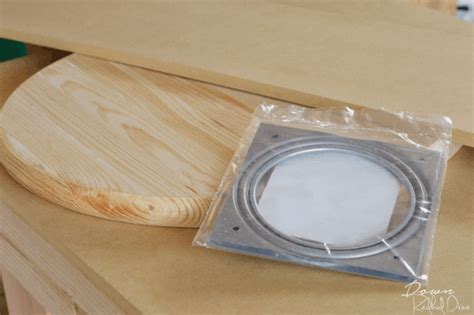 You want to have 24″ of aisle between tables. Simple DIY Lazy Susan | Easy enough for beginners to make!