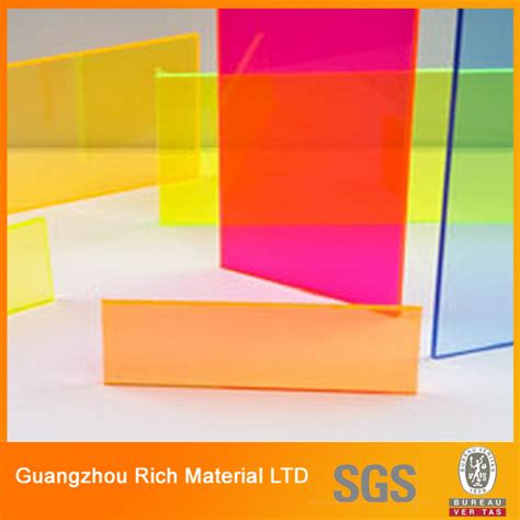 Translucent Color Pmma Plastic Sheet Perspex Acrylic Sheet China