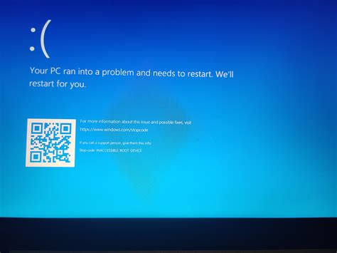 Päť Výdajné Triasť Windows 10 Blue Screen Inaccessible Boot Device