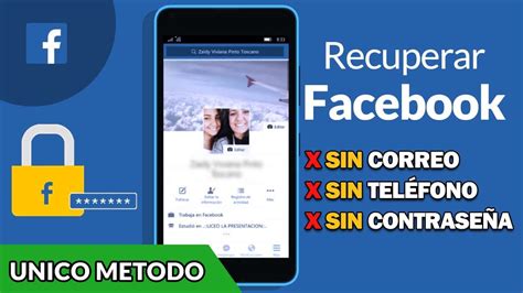 Cómo Recuperar Cuenta De Facebook Sin Correo Sin Telefono Sin