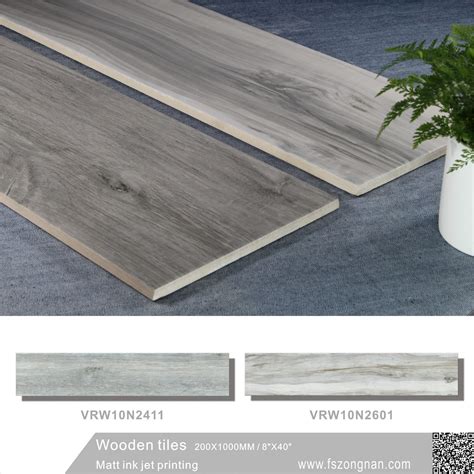 Building Material Gray 3d Inkjet Wood Tiles Ceramic Flooring Tile