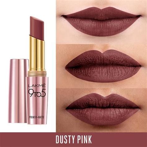 Buy Lakme Lipstick 9 To 5 Primer Matte Lip Dusty Pink Online At