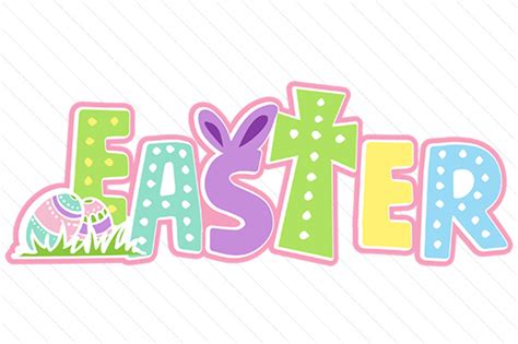 Download High Quality Happy Easter Clipart Word Transparent Png Images