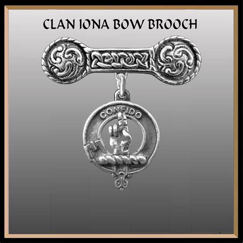 Boyd Clan Crest Iona Bar Brooch Sterling Silver Etsy