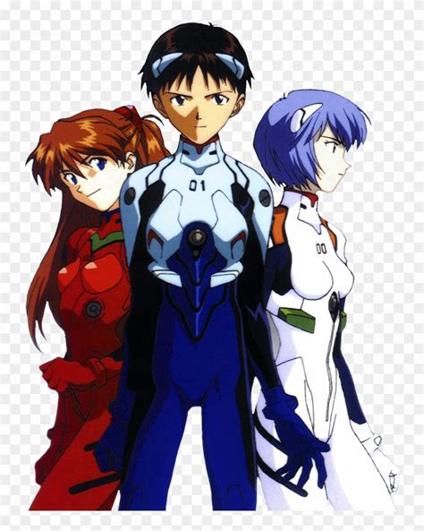 Neon Genesis Evangelion Evangelion Shinji Rei Asuka Hd Png Download