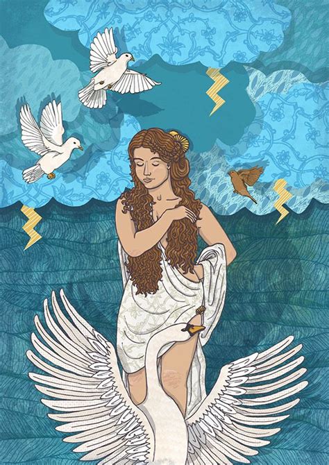 Illustration Of Aphrodite Of Greek Mythology Personal Work