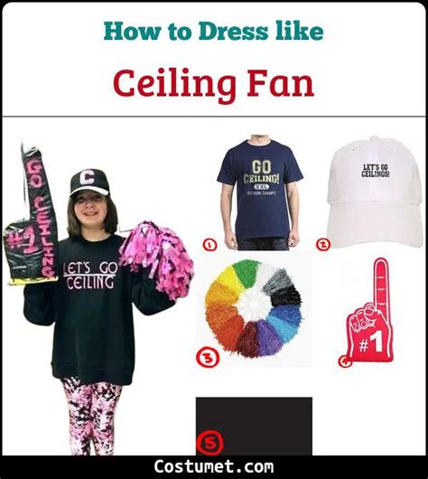 A Ceiling Fan Costume For Cosplay And Halloween