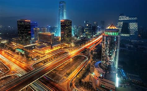 1920x1080px Free Download Hd Wallpaper Cityscapes Night Beijing