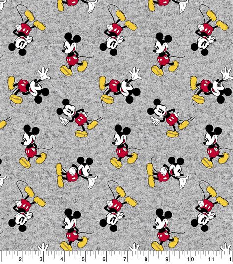 Disney Knit Fabric Mickey Mouse Classic Joann Mickey Mouse Fabric