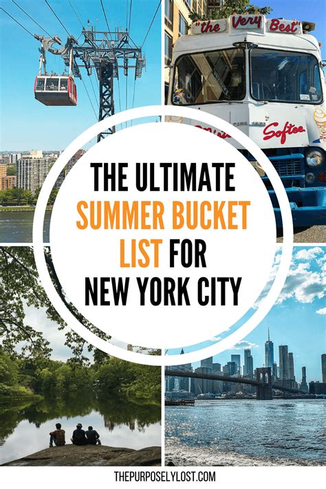 Text The Ultimate Summer Bucket List For New York City 4 Images The