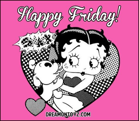 Click On Picture For Largest View Happy Friday Betty Boop Graphics
