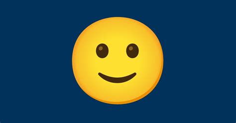 Visage Avec Un Léger Sourire Emojis Emojis Avec Le Mot Clétag Visage