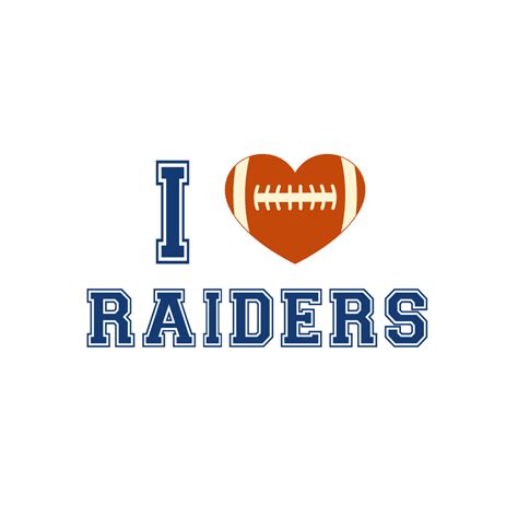 i love raiders football free svg file svg heart