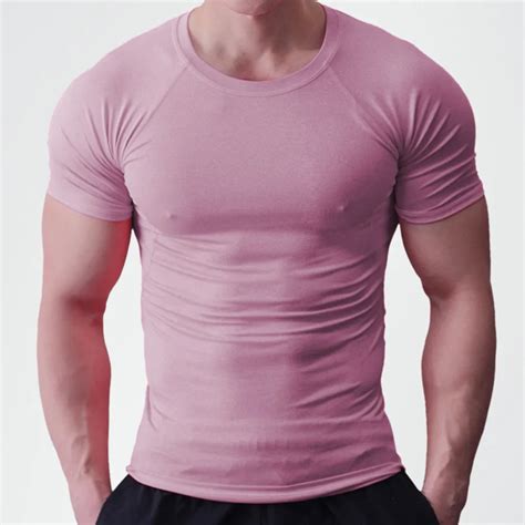 new summer fashion men shirt slim man sexy cotton t shirt casual sporting bodybuilding fitness t