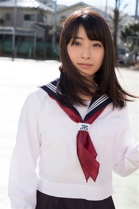 永井理子 sailor suit sailor fashion japanese models ribbon tie school fashion school girl