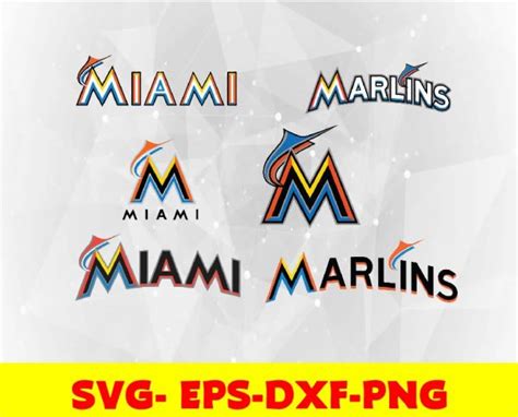 Miami Marlins Logo Bundle Logo Svg Png Eps Dxf Inspire Uplift