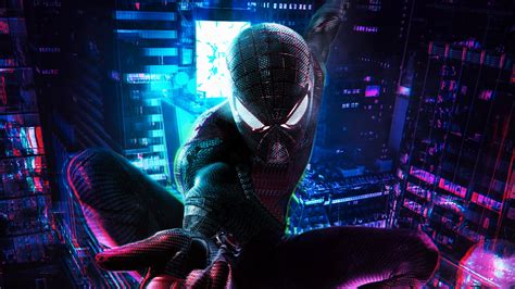 Amazing Spiderman Cyberpunk Hd Games 4k Wallpapers Images