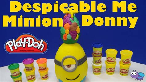 despicable me minion donny play doh giant surprise egg youtube