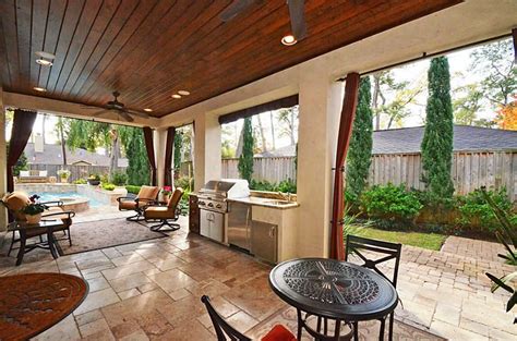 There really are so many great ceiling ideas out there that can be accomplished by diyers. The covered patio and outdoor kitchen are adjacent to the ...