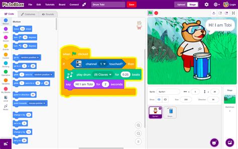 Scratch gives you ten categories of block, each of which includes a number of blocks you can use to do similar jobs. PictoBlox - Scratch Based Block Programming Software for Kids- STEMpedia - STEMpedia