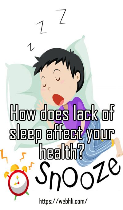 How Does Lack Of Sleep Affect Your Health Healthy Lifestyle