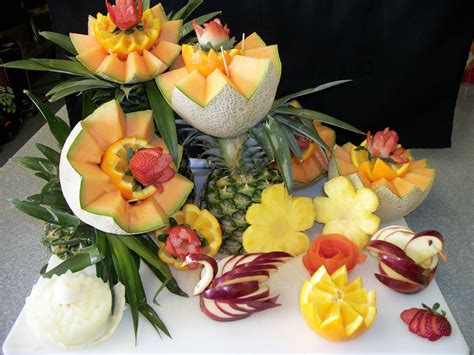 Ask About Our Fruit Carvings Catering Food Displays Food Displays Fruit Carving