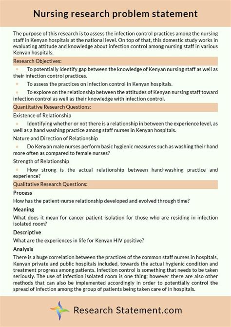 Research Problem Statement Examples Problem Statement For Research