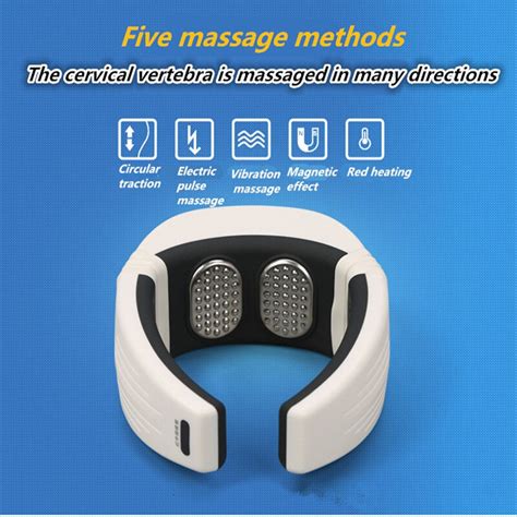 2pcs Cervical Fields Massager Intelligent Wireless Remote Control Pulse