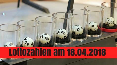 Mit den damaligen ziehungen a und b sind nicht enthalten. Lottozahlen (18.04.2018): Alle "Lotto am Mittwoch ...