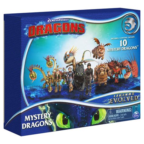 Dreamworks Dragons Mystery Dragons 10 Pack Mini Figures