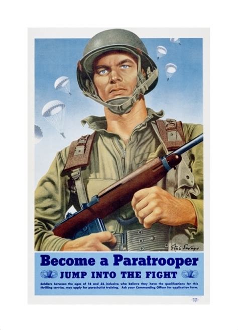 Wwii Airborne Recruiting Poster Wwii Posters Wwii Propaganda Posters
