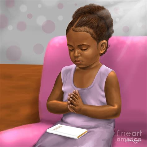 Girl Praying In Church By Josh Kennedy Black Baby Art Black Love Art