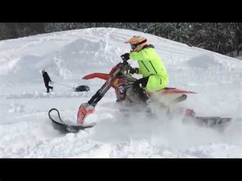 Снежные Мотоциклы! Honda, KTM, Husqvarna Snowbike! На гусеницах по ...