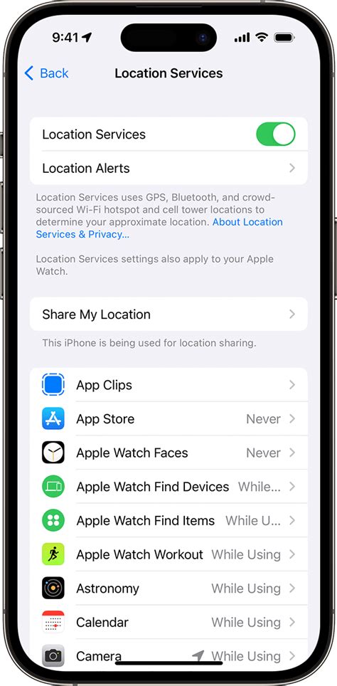 About Privacy And Location Services On Ios Ipados And Watchos Apple
