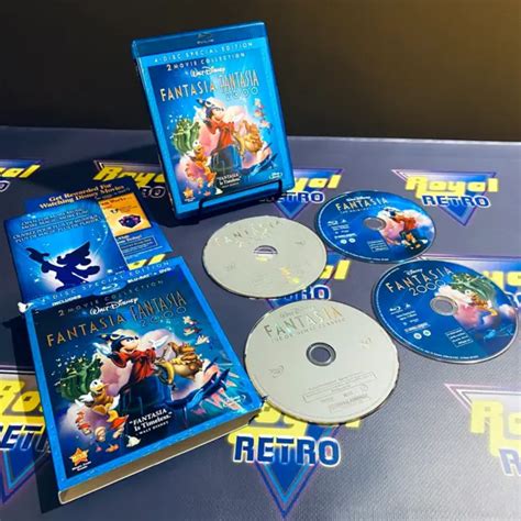 Fantasia Blu Ray Dvd 2 Movie Collection Fantasia And Fantasia 2000