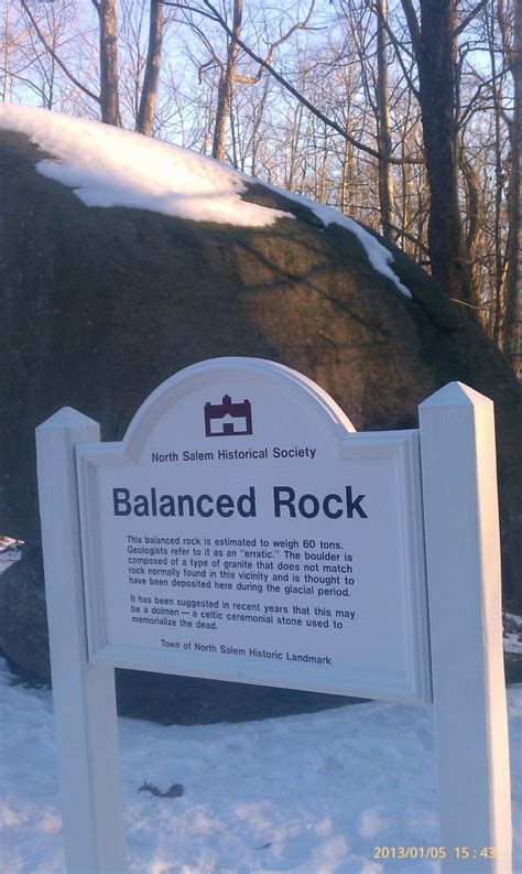 Balanced Rock North Salem Ny Adventures Around Putnam