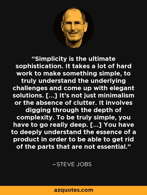 Https://tommynaija.com/quote/steve Jobs Simplicity Quote